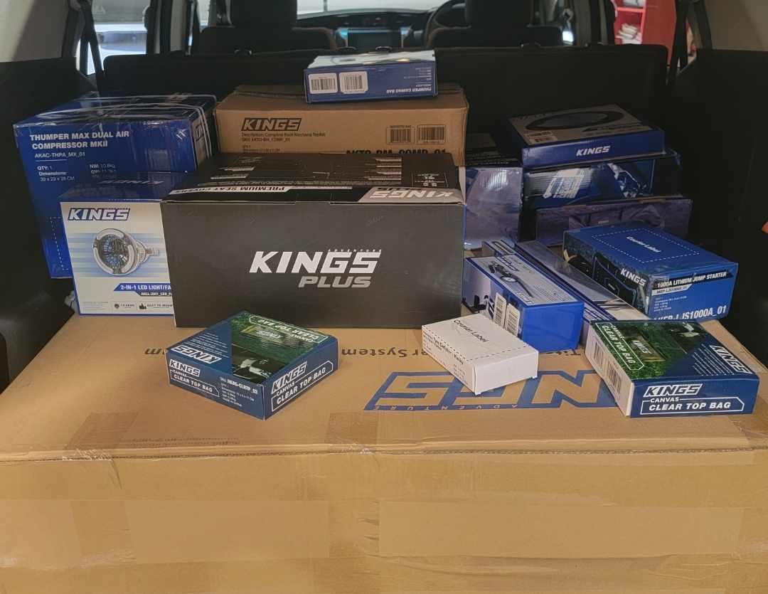 the first haul of parts